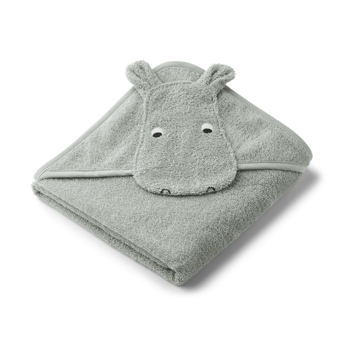 Cape de bain Albert 70x70 cm - Hippo dove blue - Liewood