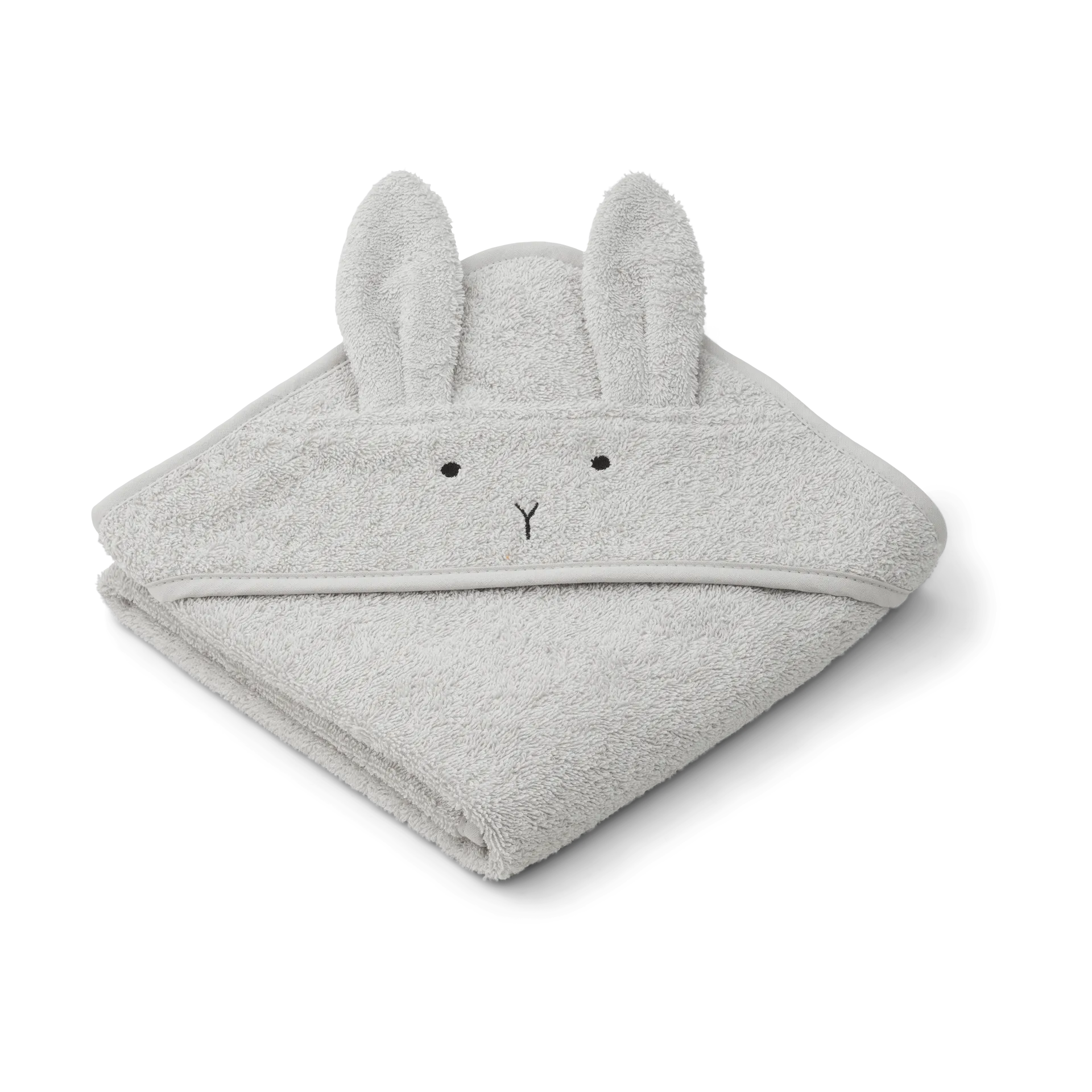 Cape de bain Albert 70x70 cm, Rabbit dumbo grey Liewood