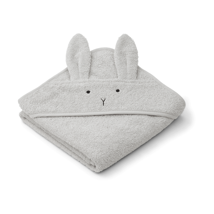 Cape de bain Albert 70x70 cm - Rabbit dumbo grey - Liewood