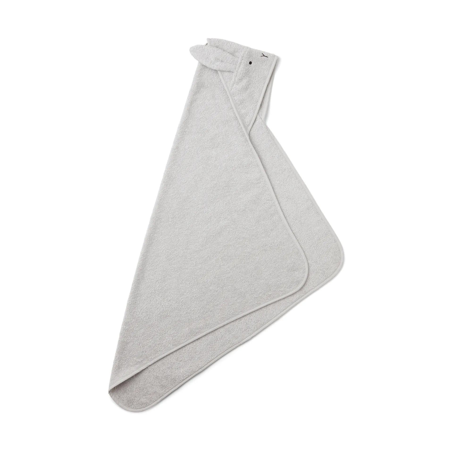 Cape de bain Albert 70x70 cm, Rabbit dumbo grey Liewood