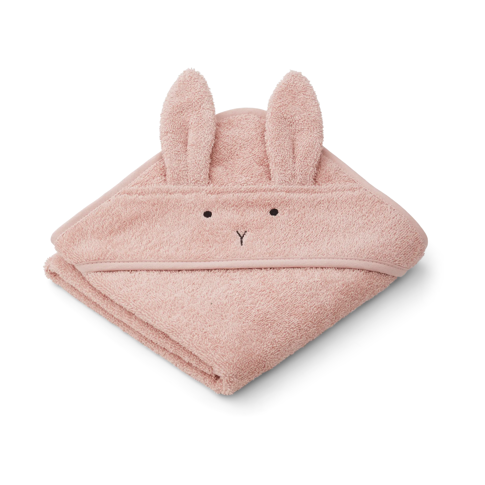 Cape de bain Albert 70x70 cm, Rabbit rose Liewood