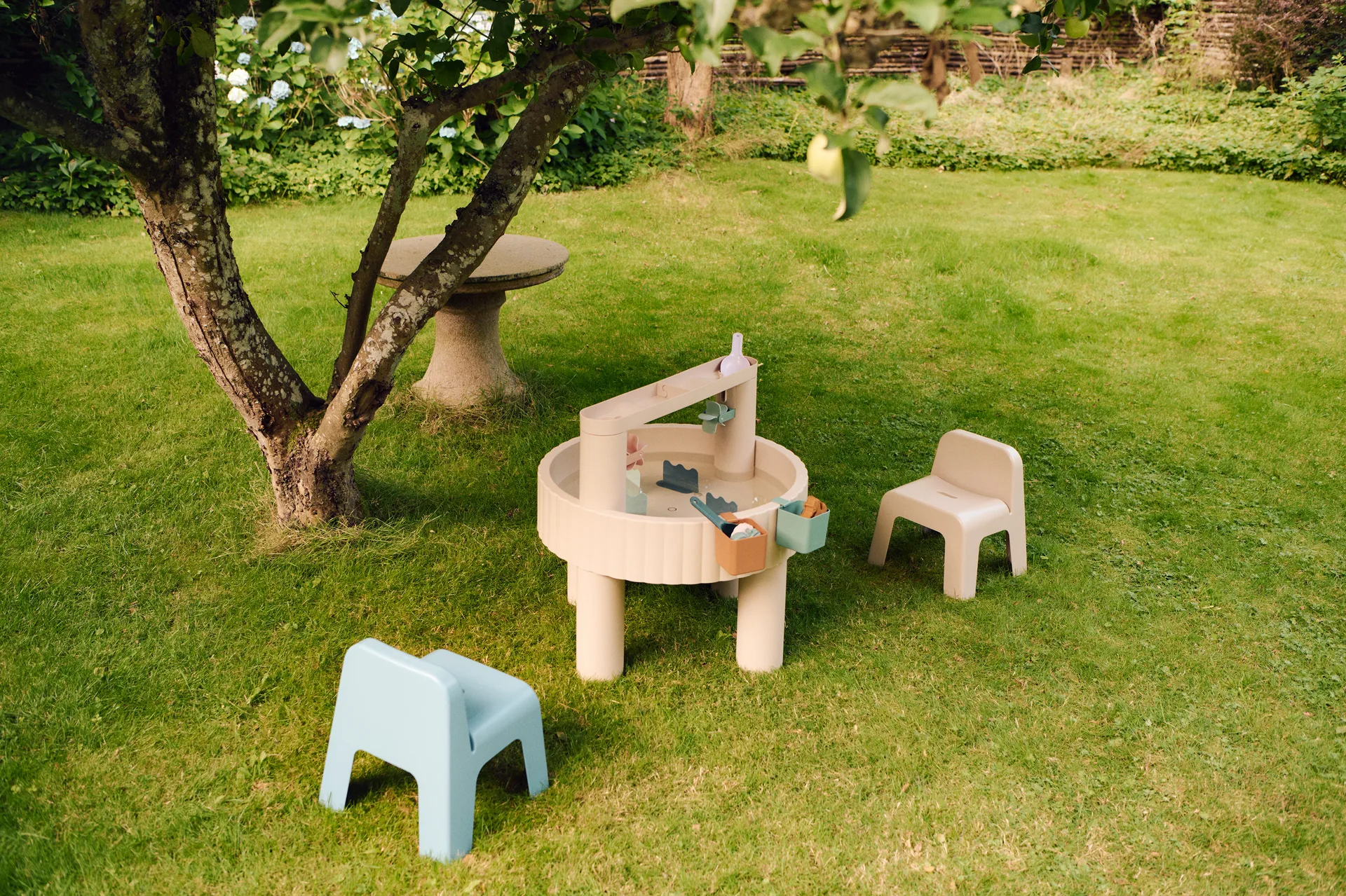 Chaise haute Chase, Beach blue Liewood