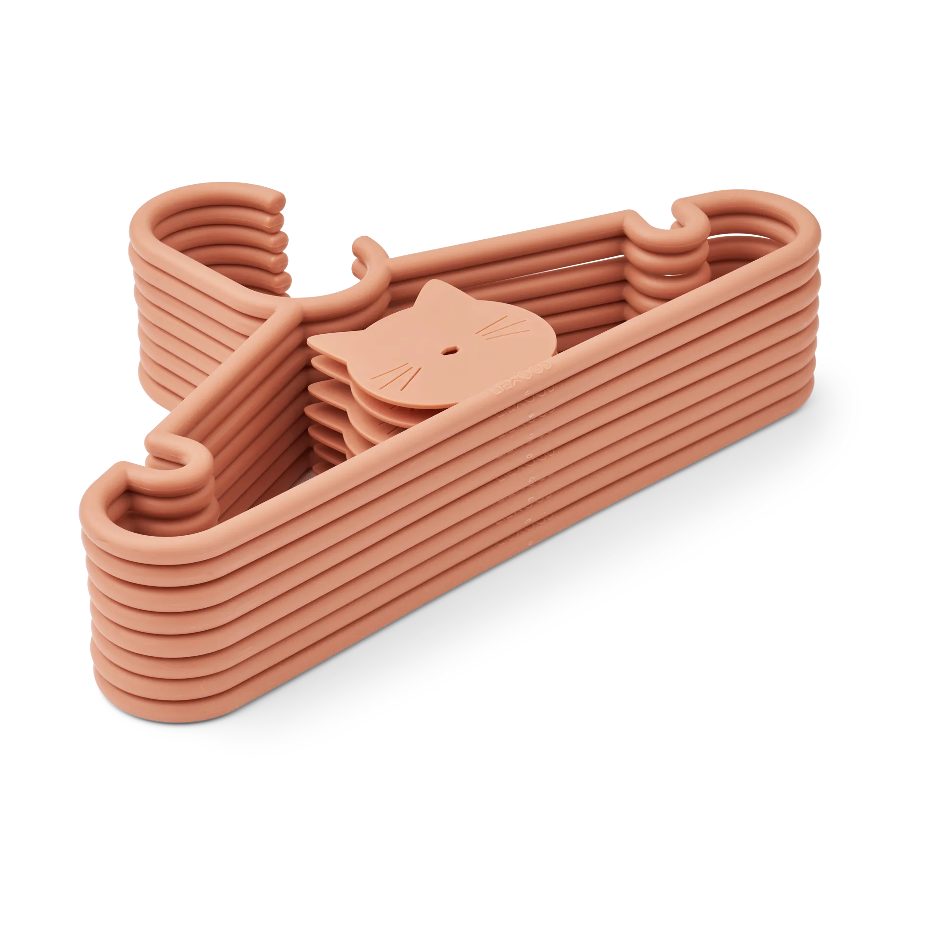 Cintres chat Falton lot de 8, Tuscany rose Liewood