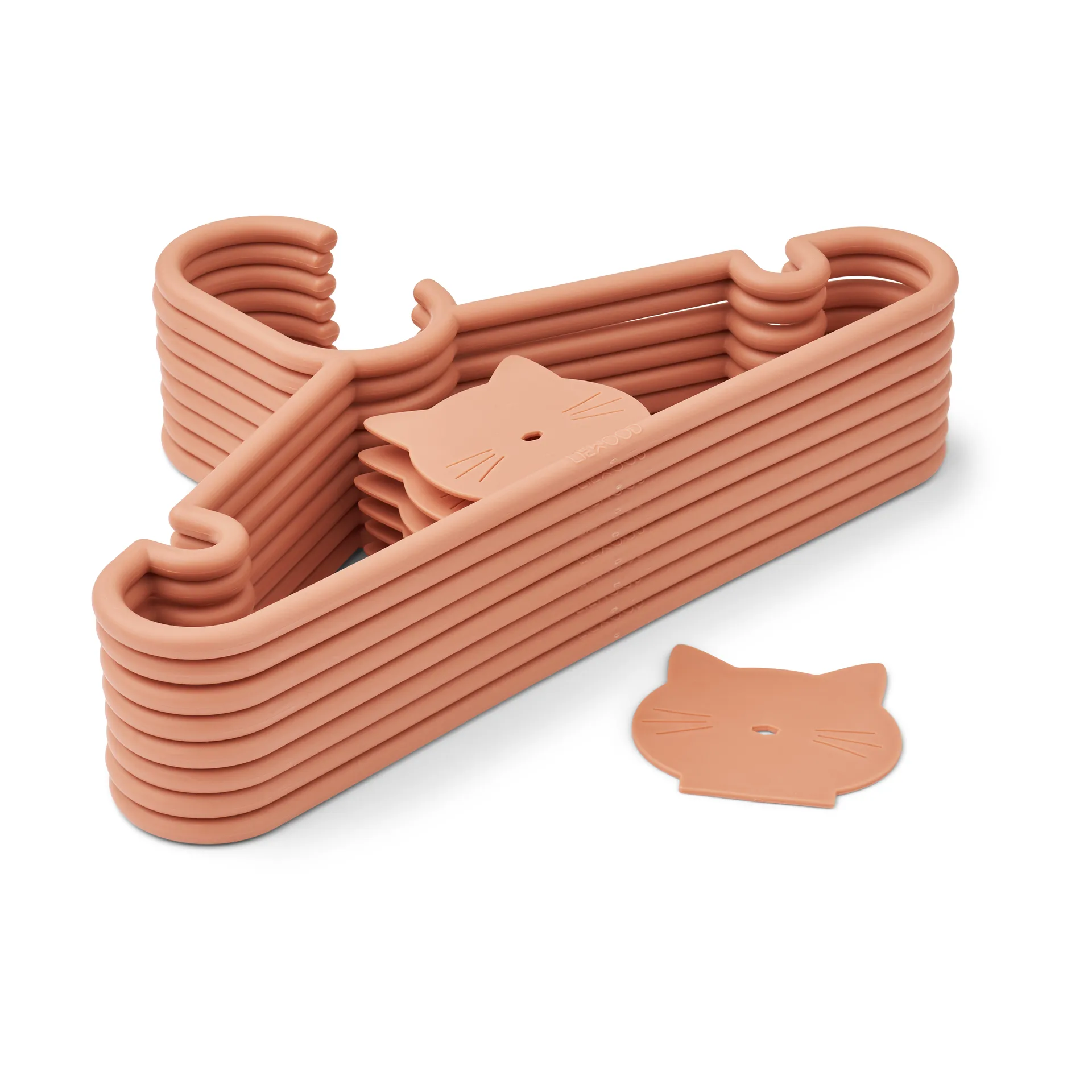 Cintres chat Falton lot de 8, Tuscany rose Liewood