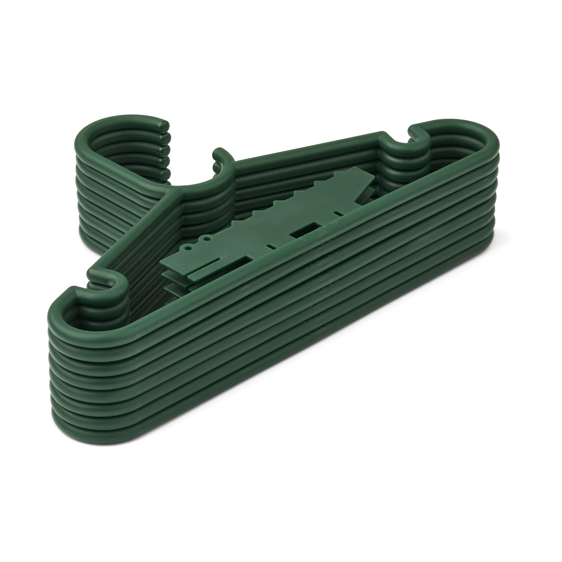 Cintres crocodile Falton lot de 8, Garden green Liewood