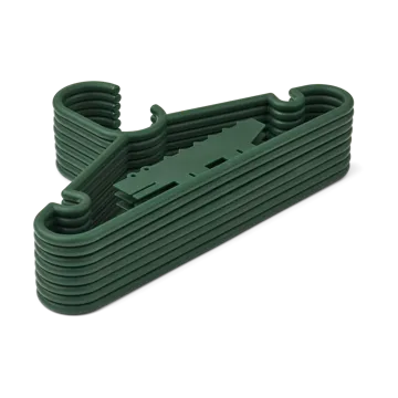 Cintres crocodile Falton lot de 8 - Garden green - Liewood