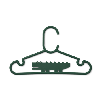 Cintres crocodile Falton lot de 8 - Garden green - Liewood