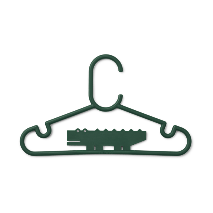 Cintres crocodile Falton lot de 8, Garden green Liewood