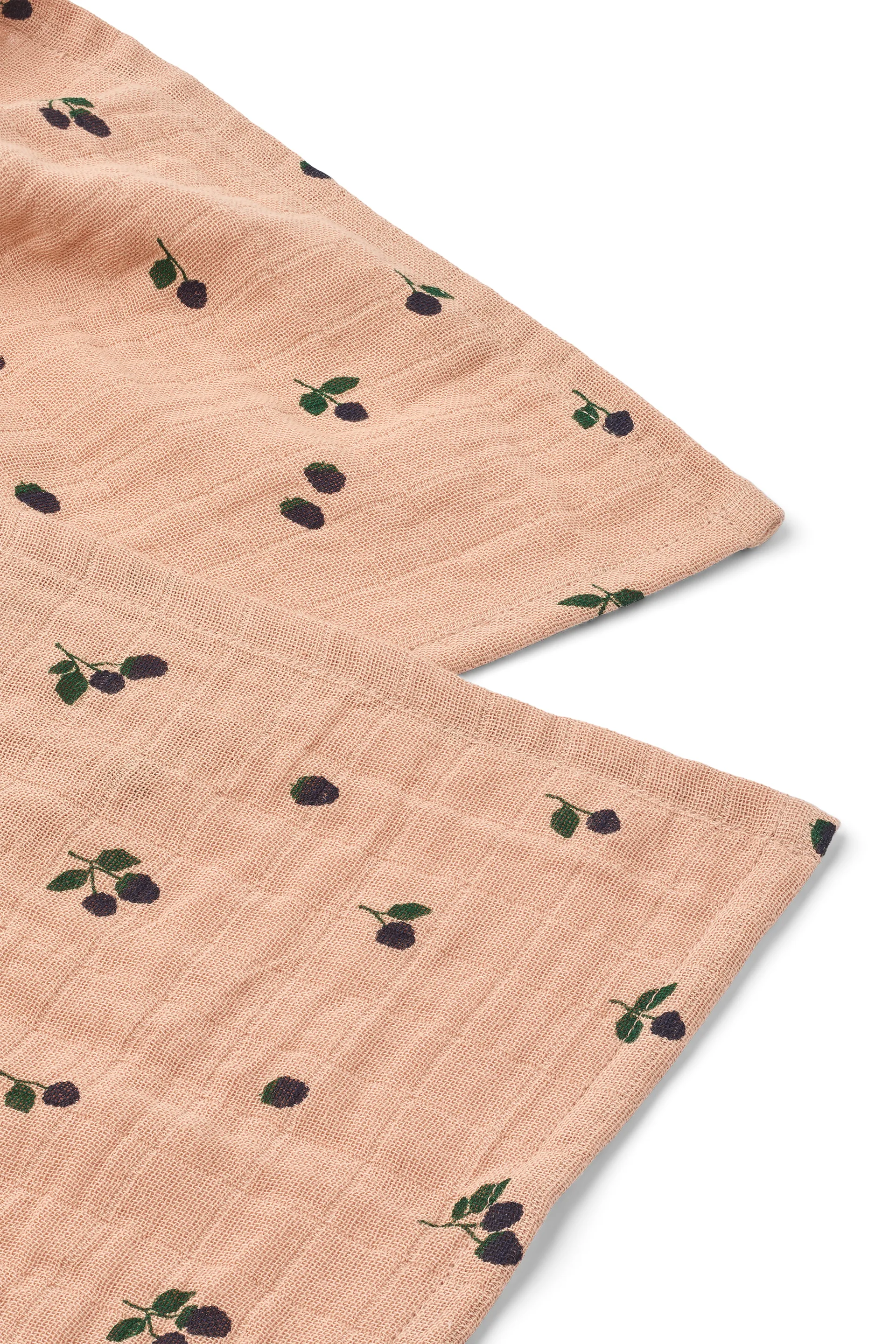 Couverture en mousseline Lewis Lot de 2 65x65 cm, Mini Berry-Pale tuscany Liewood
