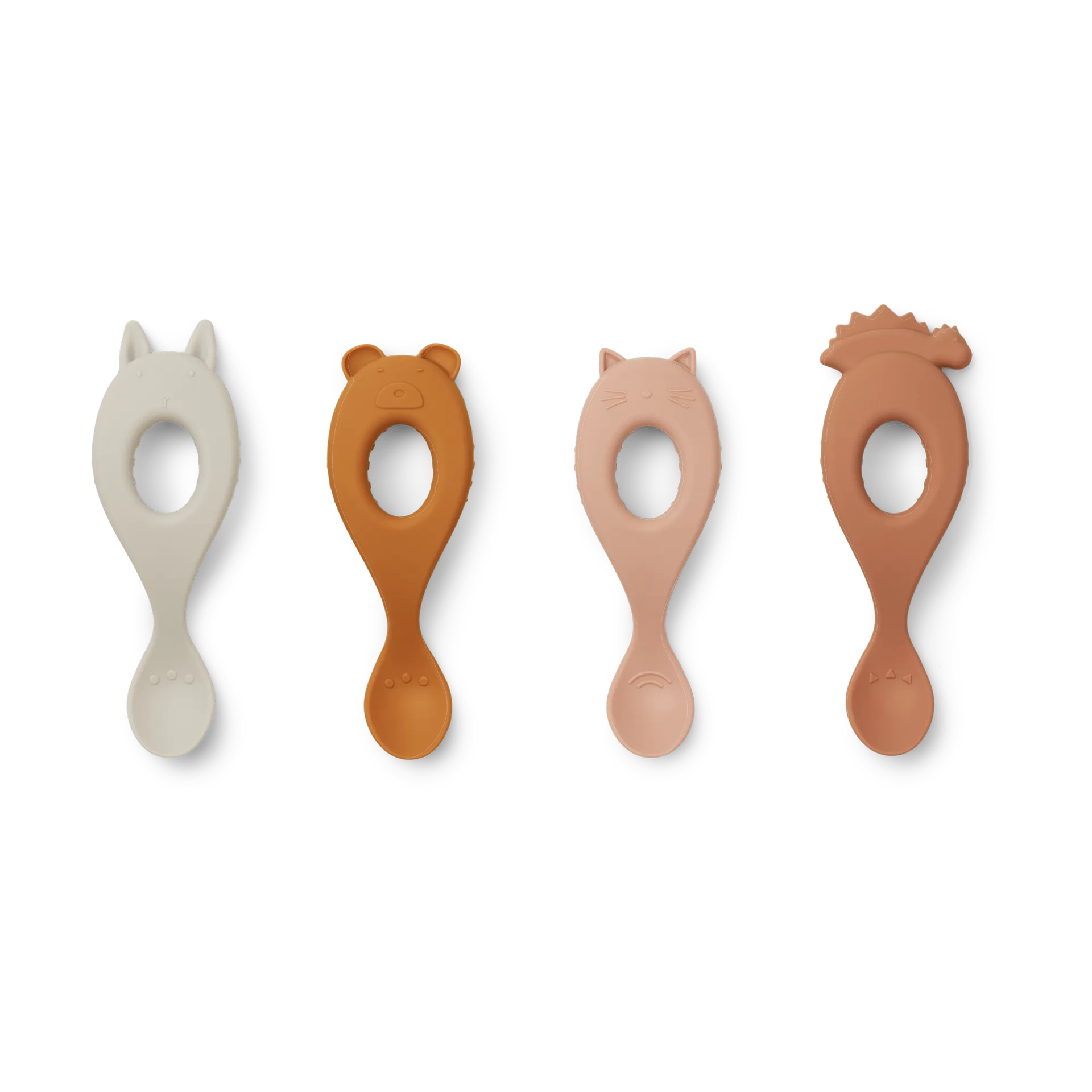 Cuillère Livia Lot de 4, Rose mix Liewood