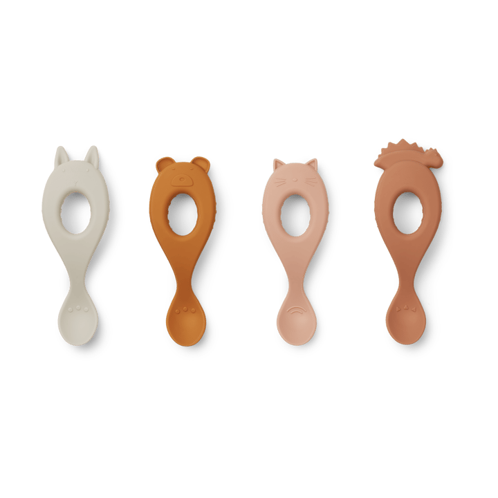 Cuillère Livia Lot de 4 - Rose mix - Liewood