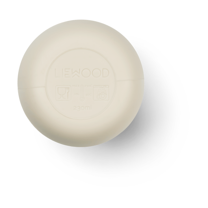 Gobelet avec paille Ellis imprimé 23 cl, Peach-Sea shell mix Liewood