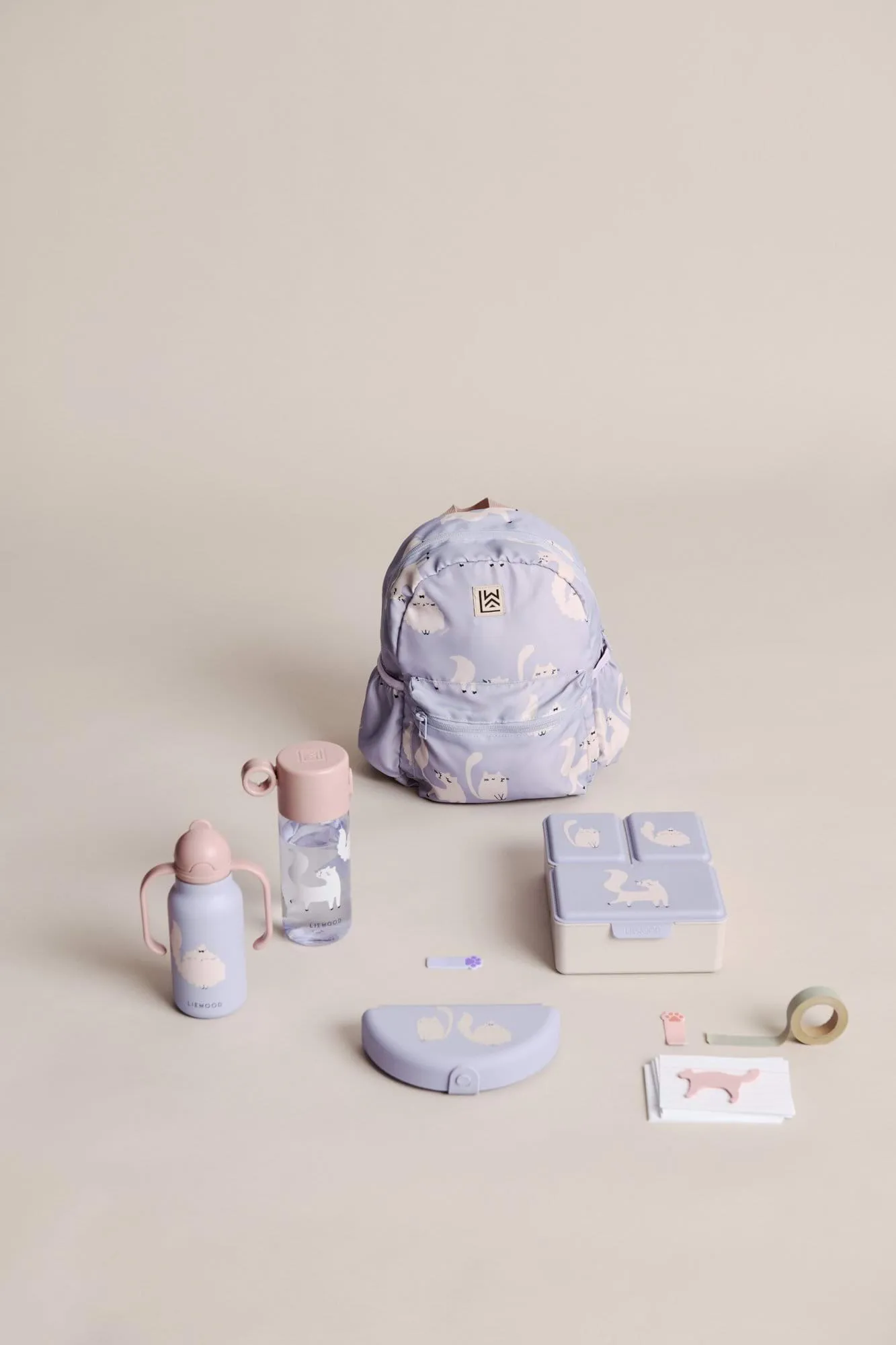 Gourde Clemence 35 cl, Cat-Warm lilac Liewood