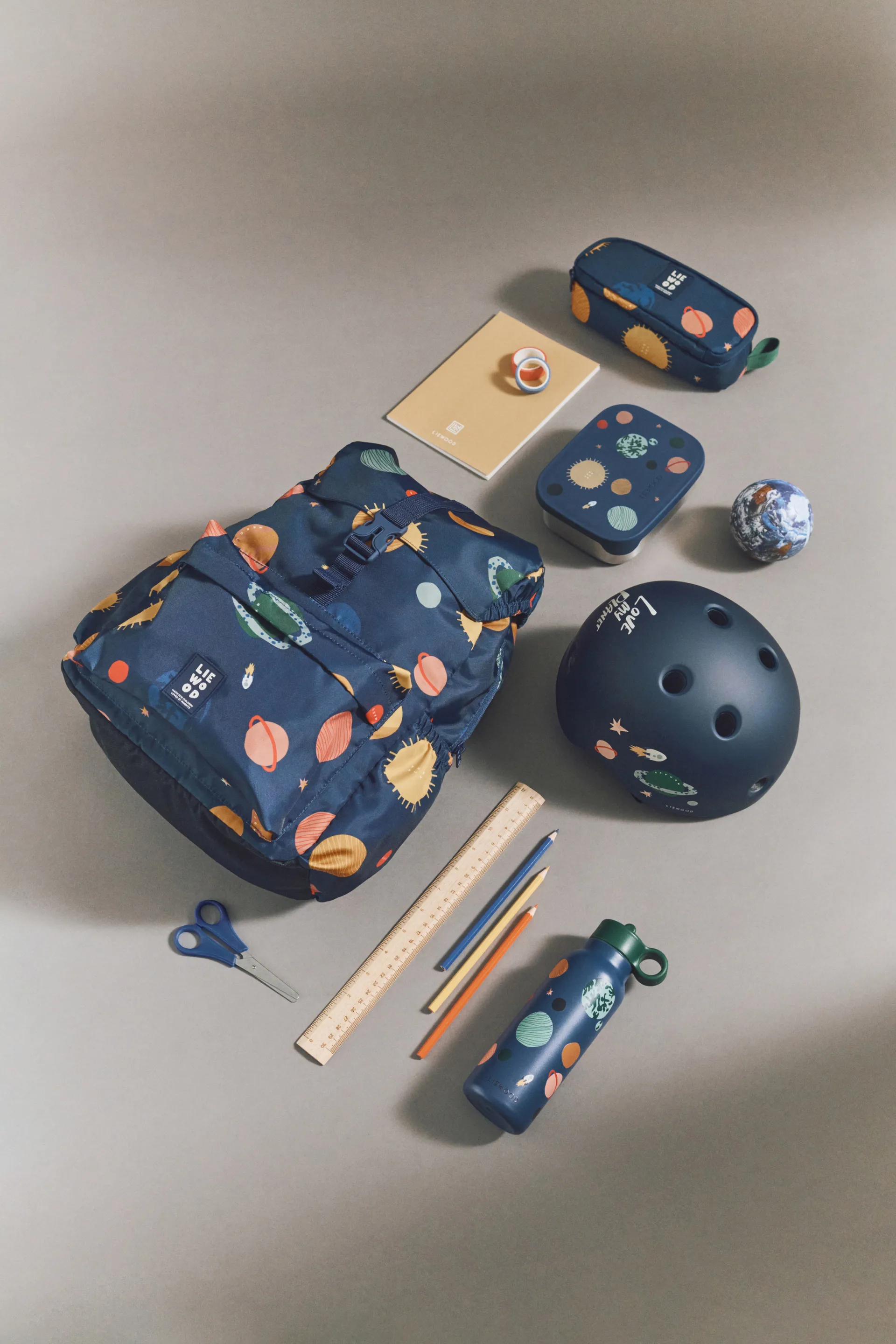 Gourde Falk 35 cl, Universe-Classic navy Liewood