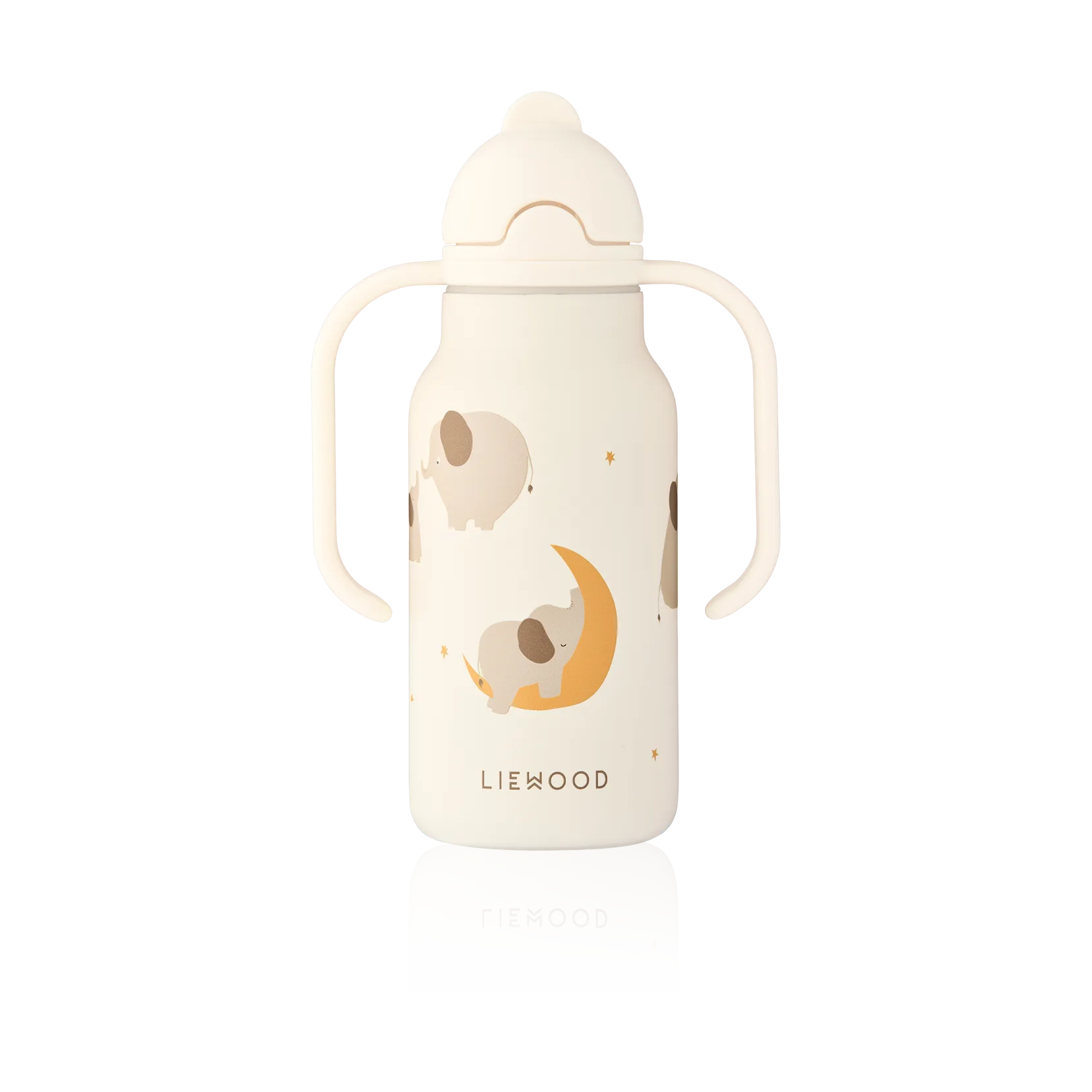 Gourde Kimmie 25 cl, Elephant-Creme de la creme Liewood