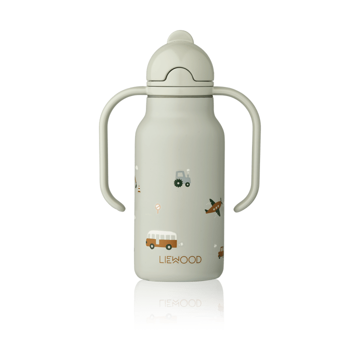 Gourde Kimmie 25 cl - Vehicles-Dove blue - Liewood