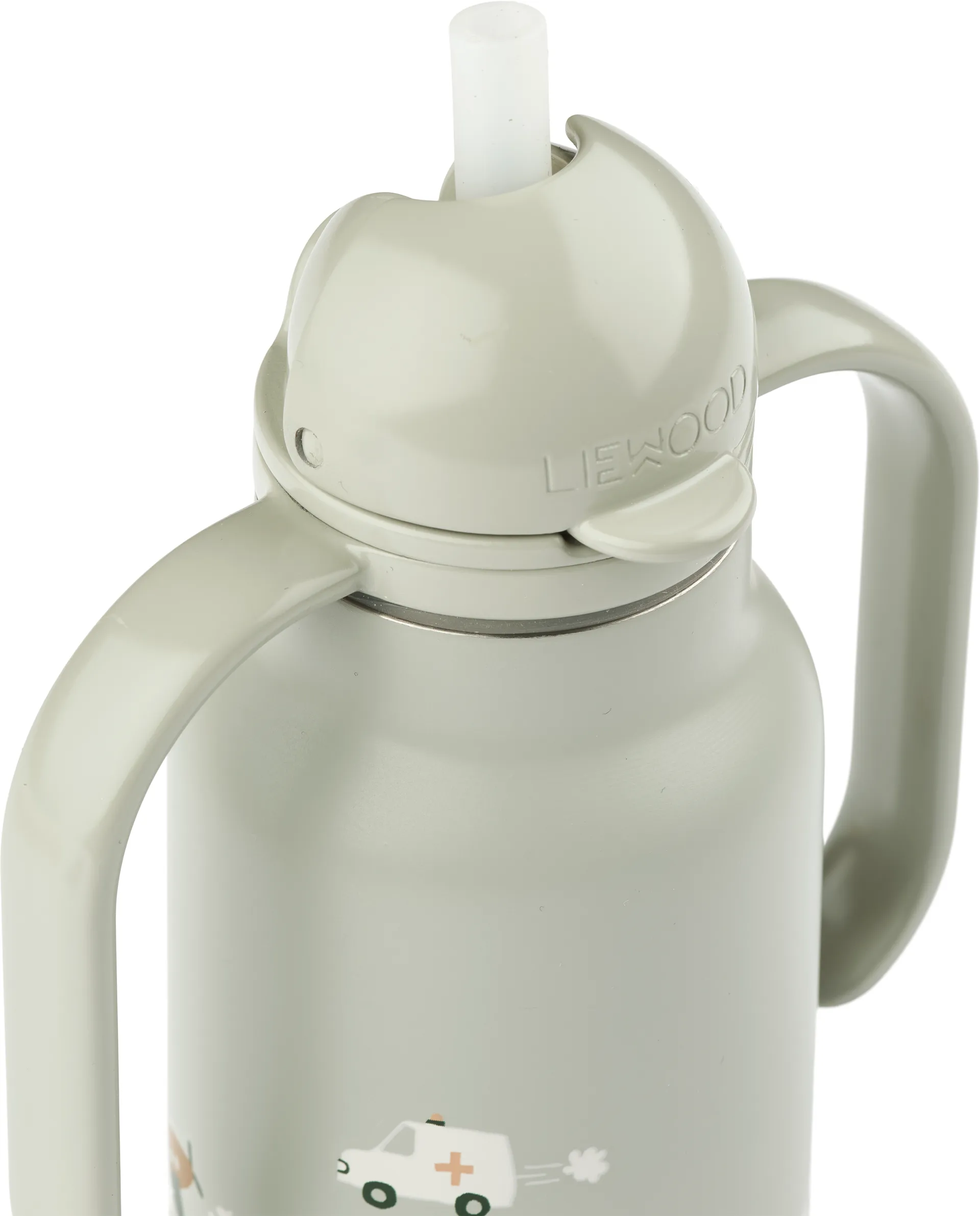 Gourde Kimmie 25 cl, Vehicles-Dove blue Liewood