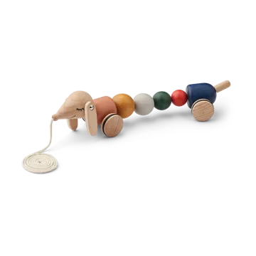 Jouet à tirer Barthes - Golden caramel multi mix - Liewood