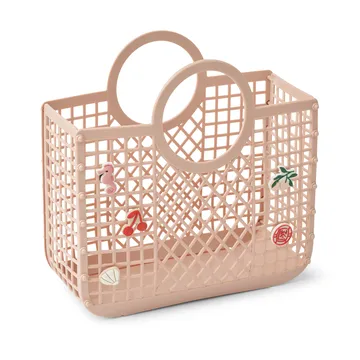 Panier Samantha avec breloques - Rose - Liewood