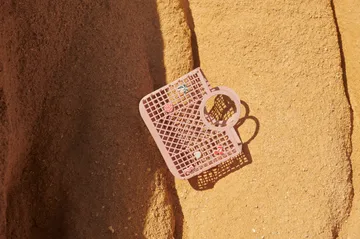 Panier Samantha avec breloques - Rose - Liewood