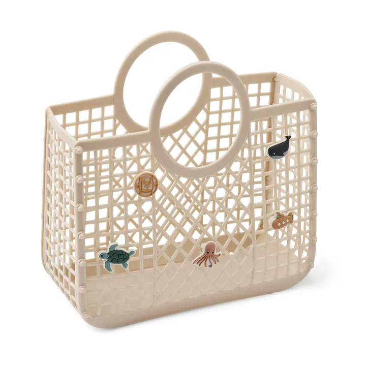Panier Samantha avec breloques - Sandy - Liewood