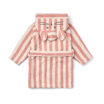 Peignoir Lily Coral Blush Creme de la Creme Stripe - 1-2 ans - Liewood
