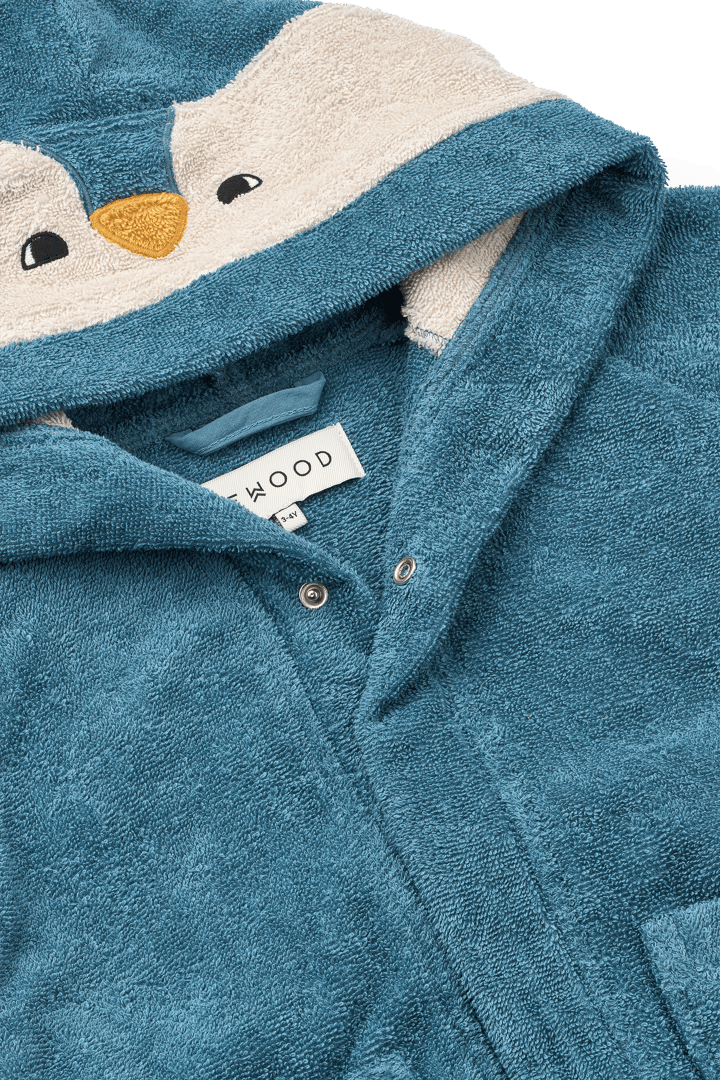Peignoir Lily Penguin Oceanview Mix, 1-2 ans Liewood