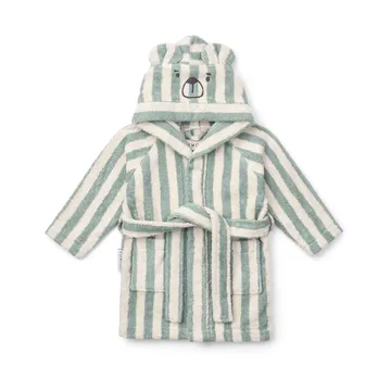 Peignoir Lily Peppermint Creme de la Creme Stripe - 1-2 ans - Liewood