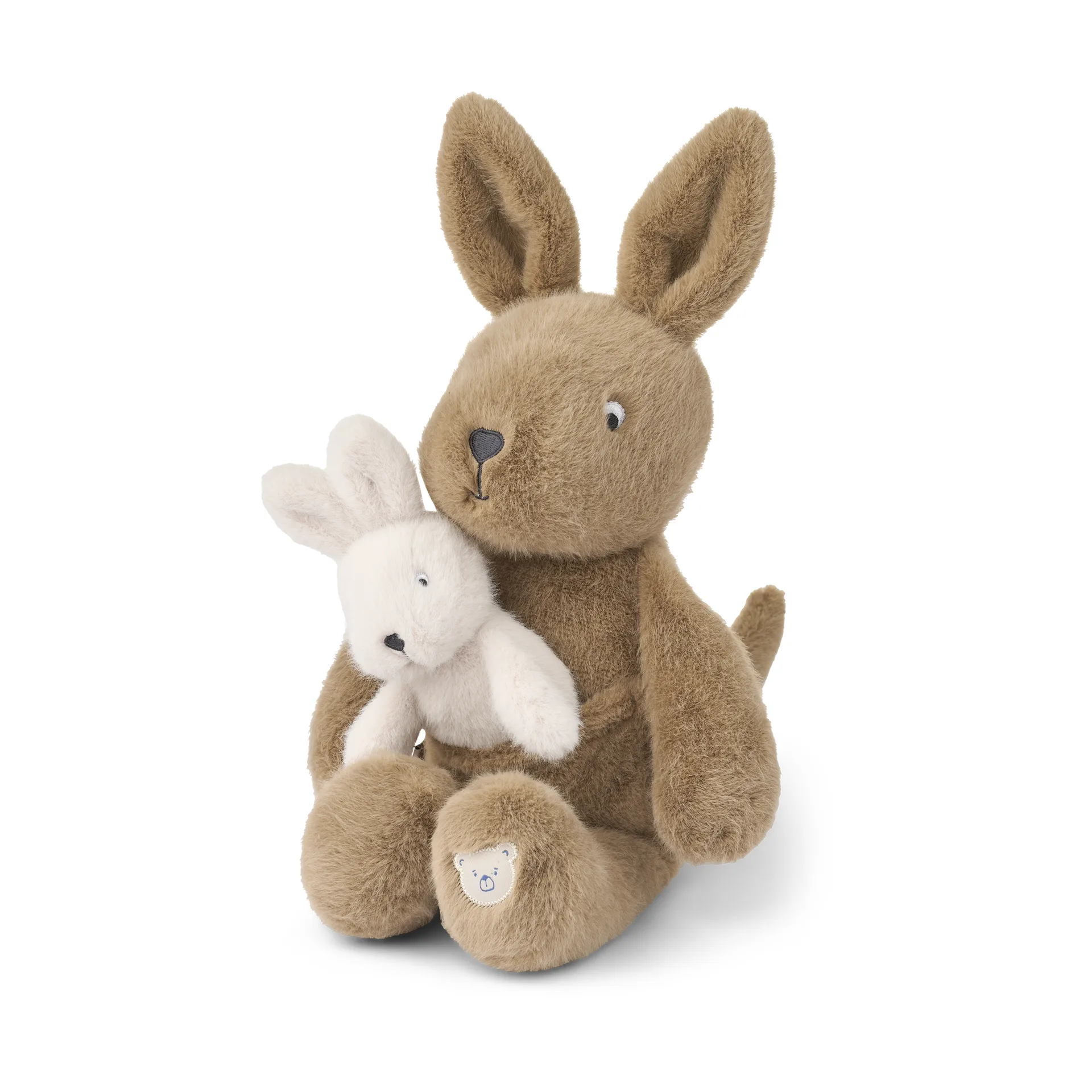 Peluche Kelly Kangaroo Mommy & Me kangourou, Dune Liewood