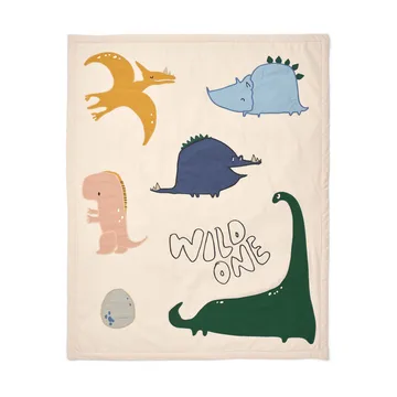 Plaid Bob - Affiche Dino roar-Sandy 80x100 cm - Liewood