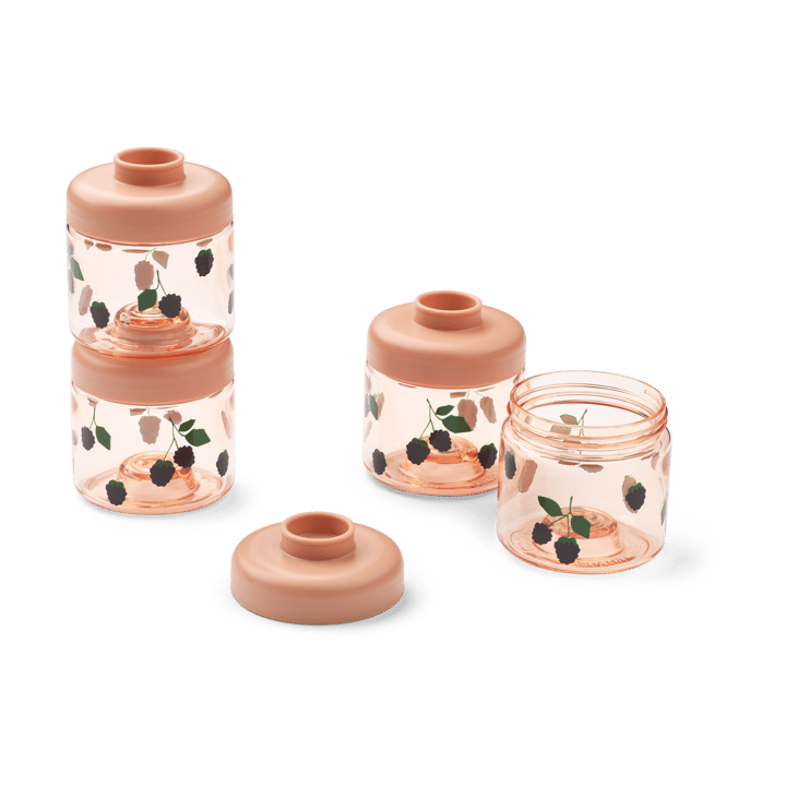 Pots pour aliments bébé Dominique 100 ml, 4 pièces - Berry-Pale Tuscany - Liewood
