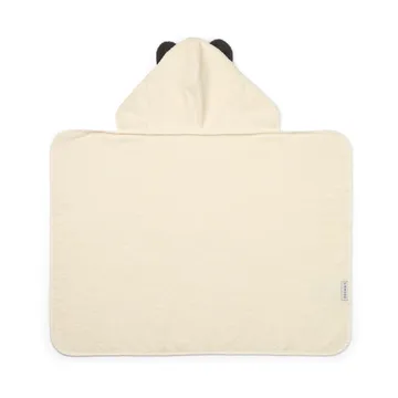 Serviette avec capuche Vilas Panda - Creme de la creme - Liewood