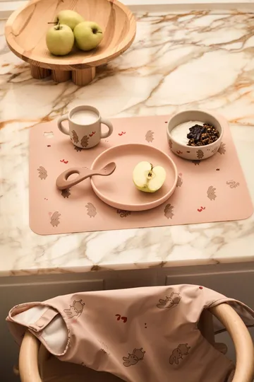 Set de vaisselle imprimé Vivi 4 pièces - Wild child/Rosey - Liewood