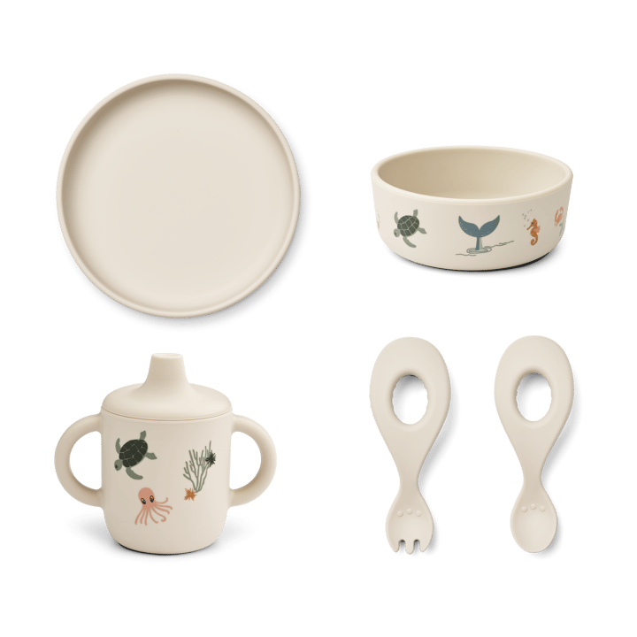 Set de vaisselle Ryle 5 pièces, Sea creature-Sandy Liewood