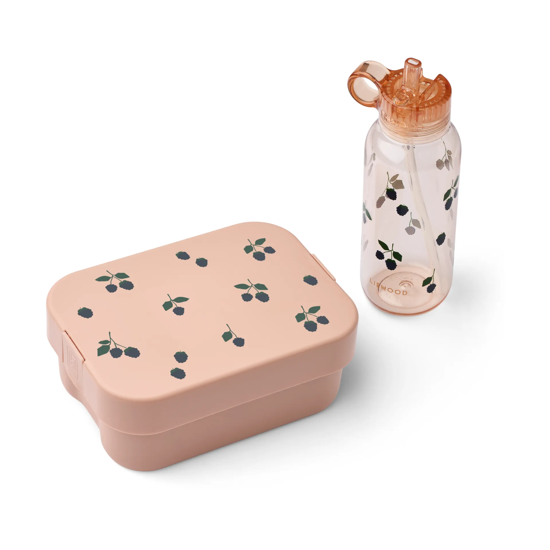 Set lunchbox imprimé Chelsey 2 pièces, Berry-Pale Tuscany Liewood