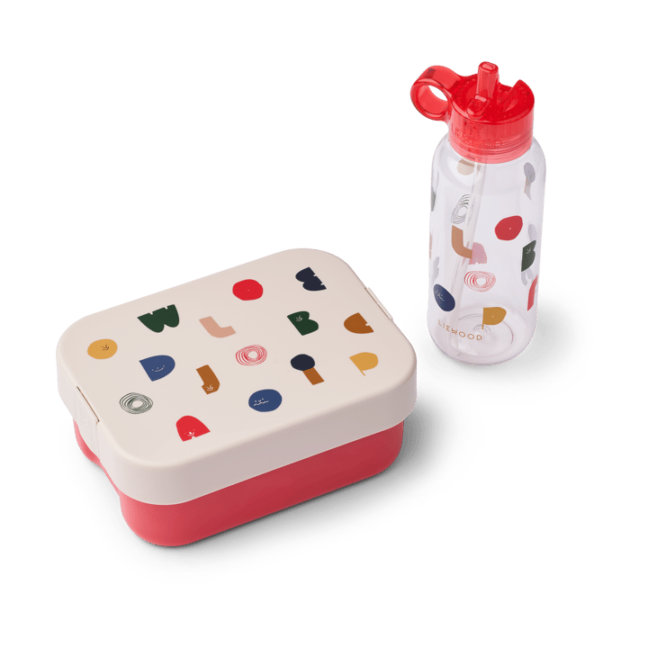 Set lunchbox imprimé Chelsey 2 pièces - Characters-Sandy - Liewood