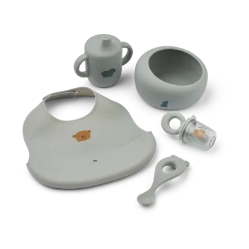 Set repas bébé Mileah - Dove blue - Liewood
