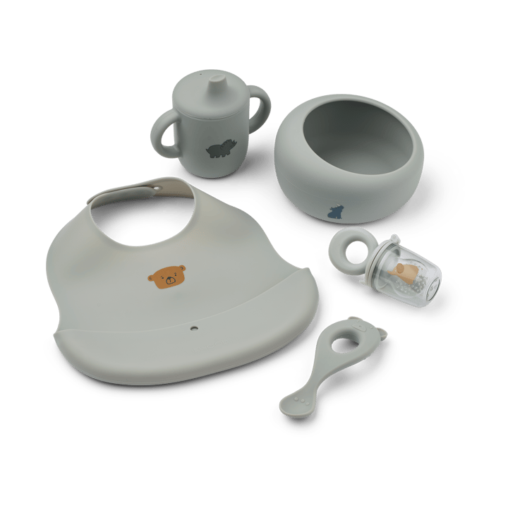 Set repas bébé Mileah - Dove blue - Liewood