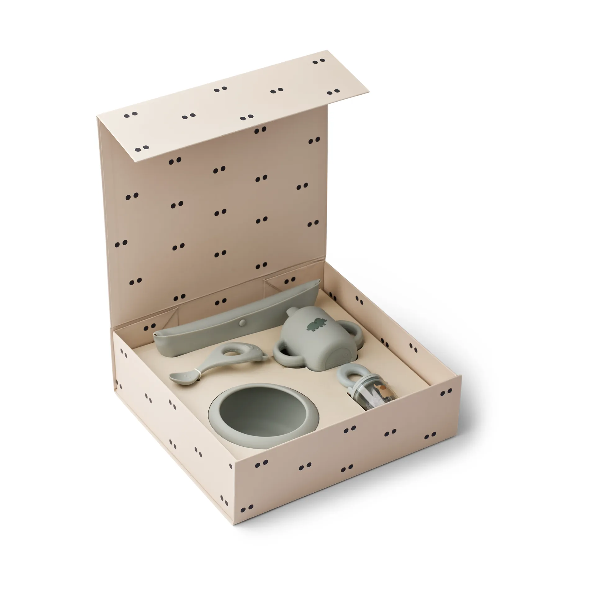 Set repas bébé Mileah, Dove blue Liewood