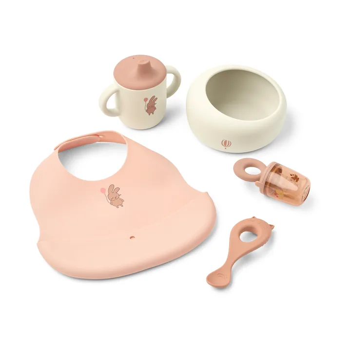 Set repas bébé Mileah - Wild child/Rosey - Liewood