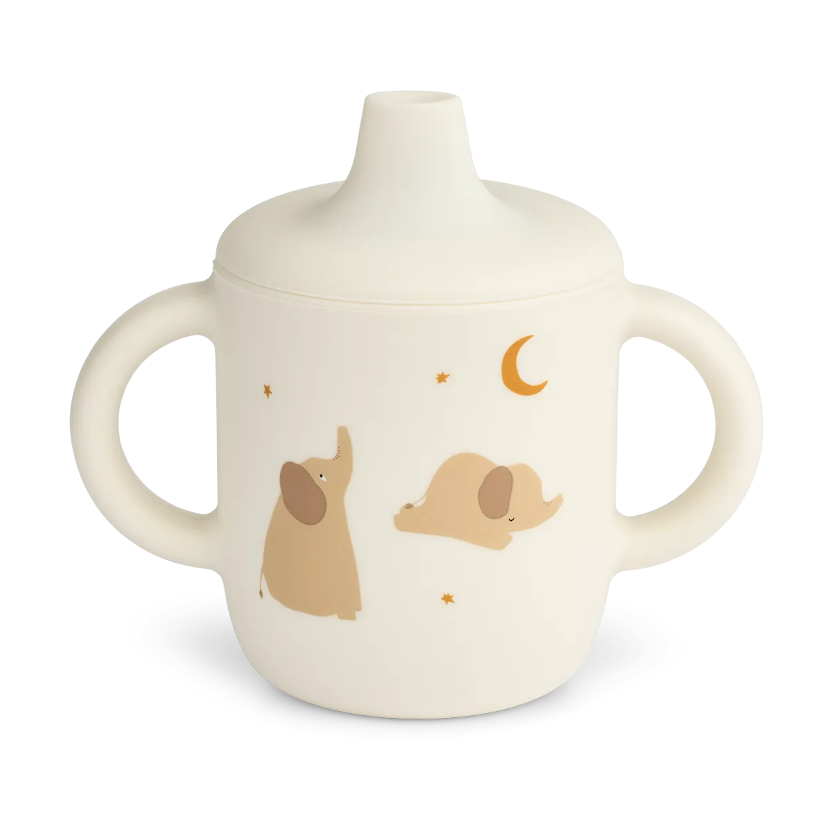 Tasse à bec Neil 15 cl, Elephant-Creme de la creme Liewood