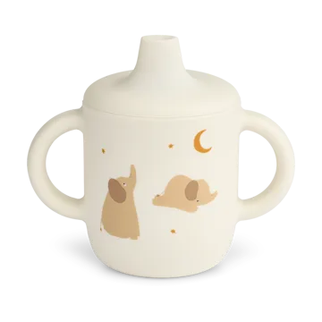 Tasse à bec Neil 15 cl - Elephant-Creme de la creme - Liewood