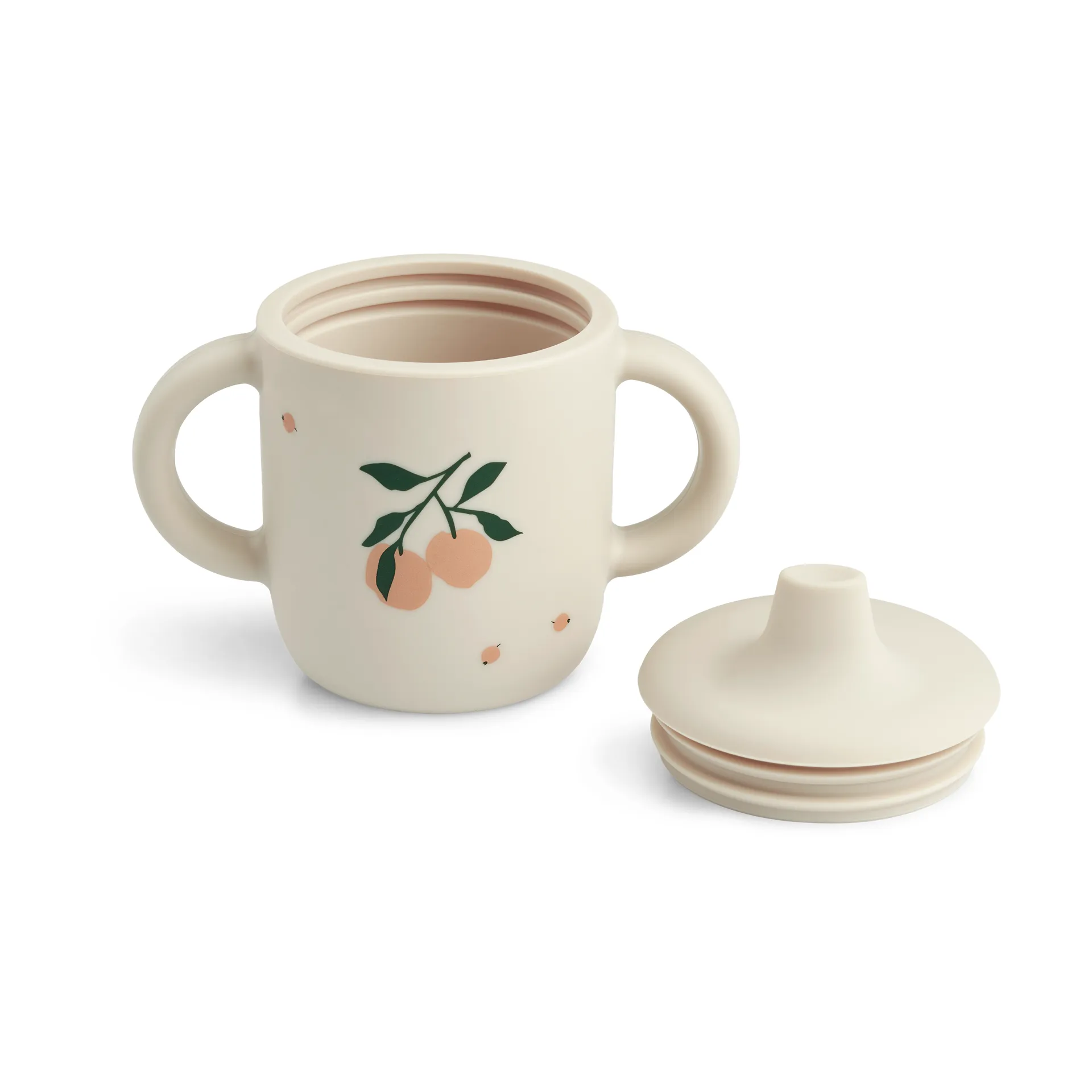 Tasse à bec Neil 15 cl, Peach-Sea shell mix Liewood