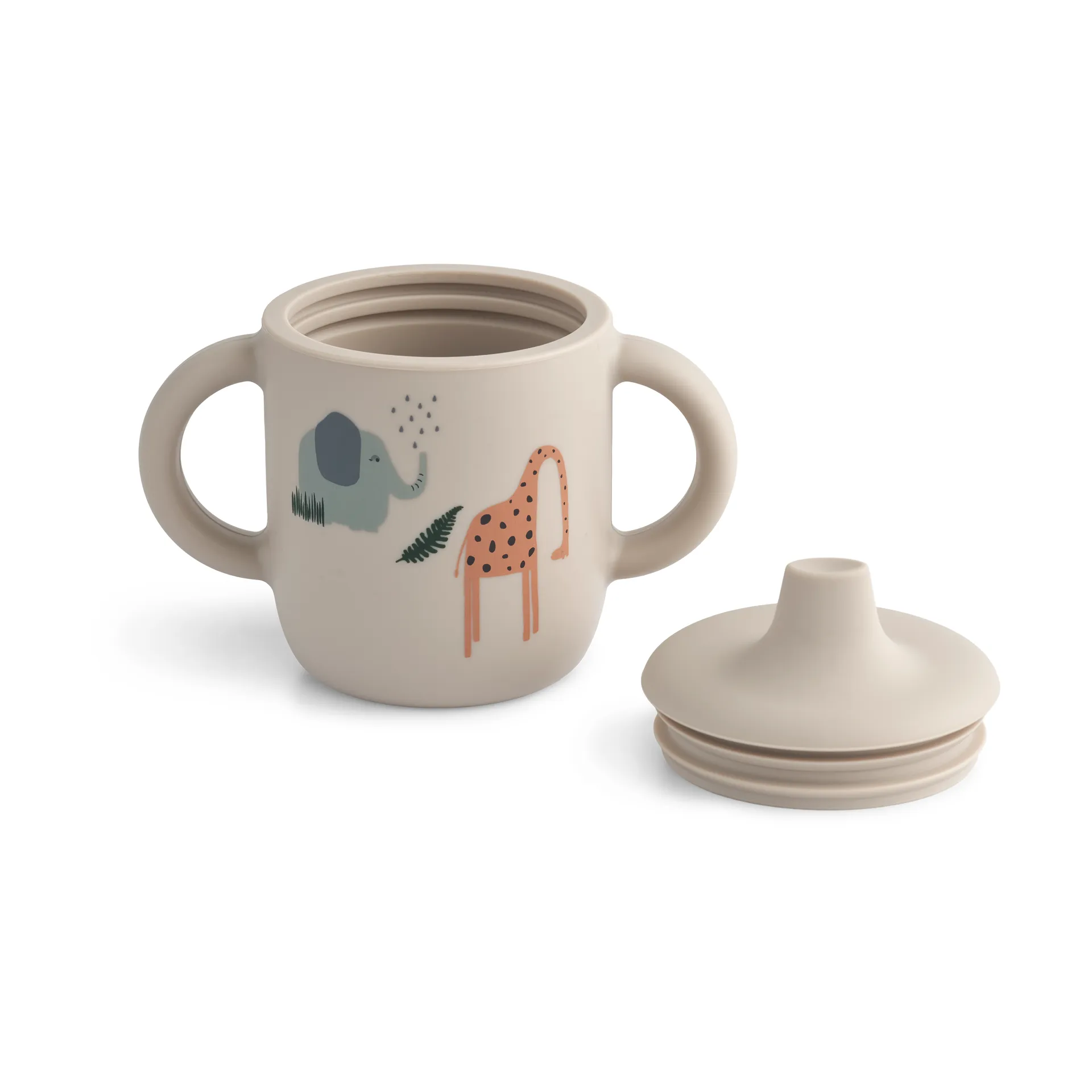 Tasse à bec Neil 15 cl, Safari sandy mix Liewood