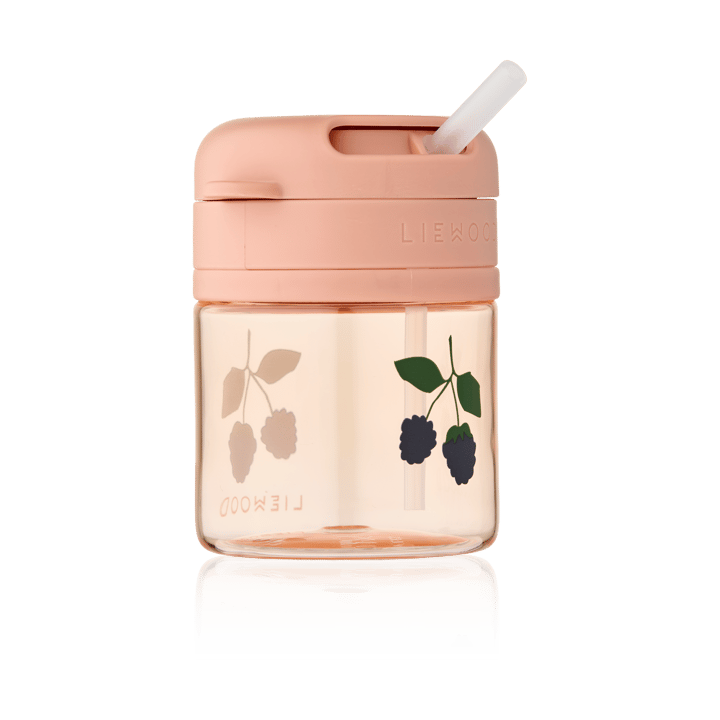 Tasse avec paille Pavia 28 cl, Berry-Pale Tuscany Liewood