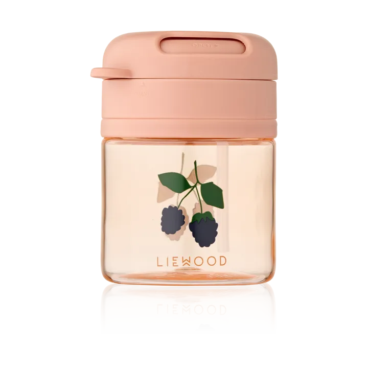 Tasse avec paille Pavia - Berry-Pale Tuscany, 28 cl - Liewood
