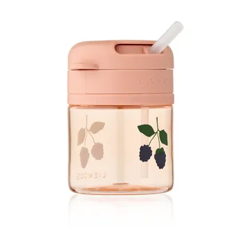 Tasse avec paille Pavia - Berry-Pale Tuscany, 28 cl - Liewood
