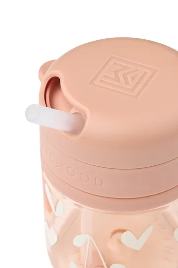 Tasse avec paille Pavia - Sweethearts-pale tuscany, 28 cl - Liewood