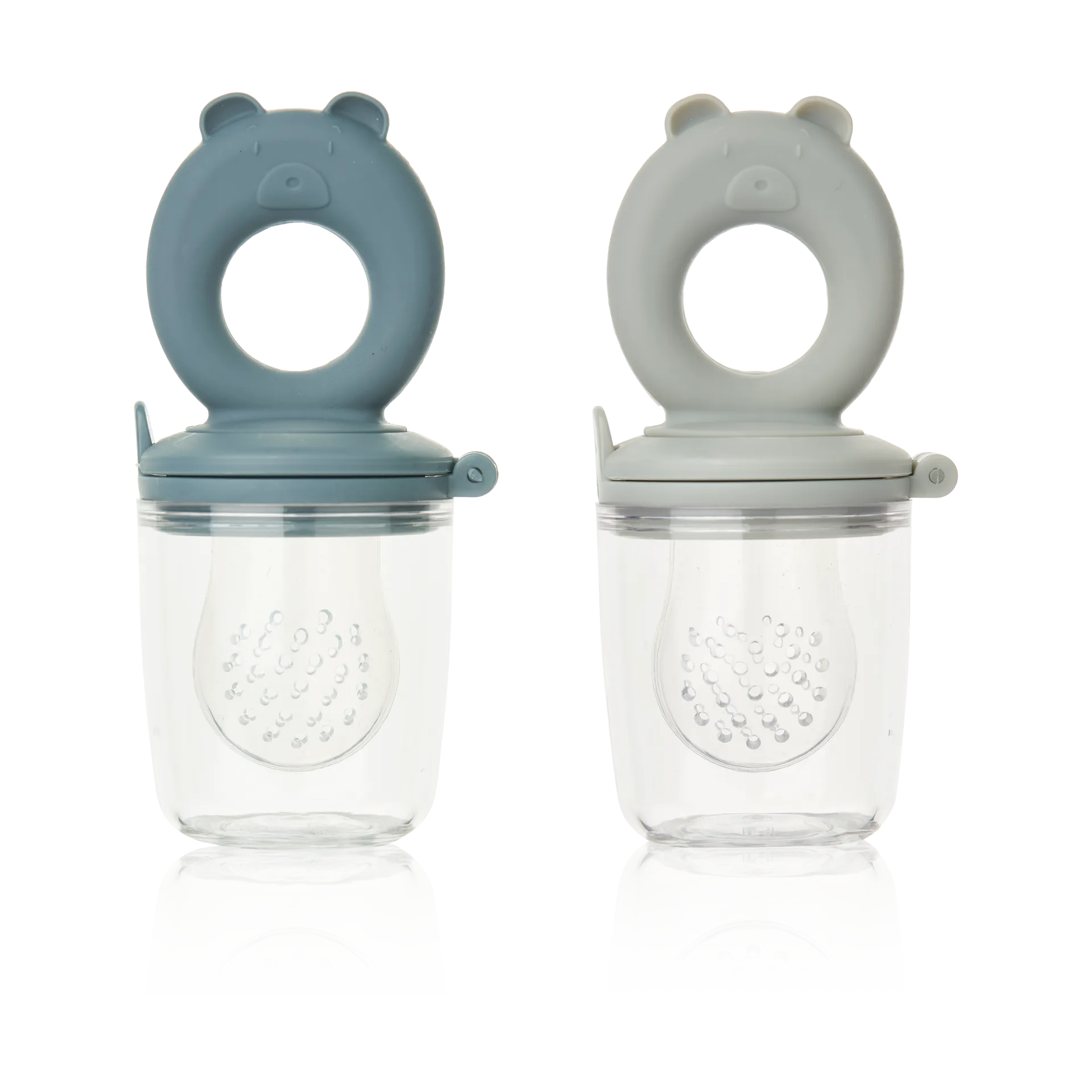 Tétine d'alimentation Miranda Lot de 2, Whale blue-Dove blue Liewood