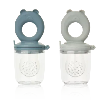 Tétine d'alimentation Miranda Lot de 2 - Whale blue-Dove blue - Liewood